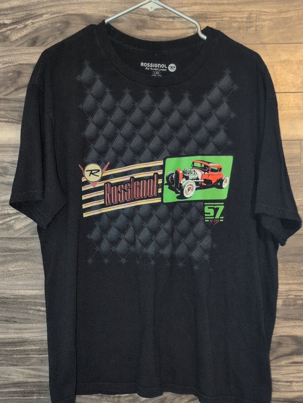 Rossignol SAS x Steve Caballero Hot Rod Graphic T-Shirt Black Vintage Large